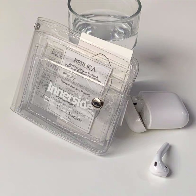 VÍ TRONG SUỐT ĐA NĂNG HÀN QUỐC ĐỰNG CARD VÀ TIỀN MẶT (ảnh thật) - ví mini trong suốt korean style - Tiệm nhà Chun