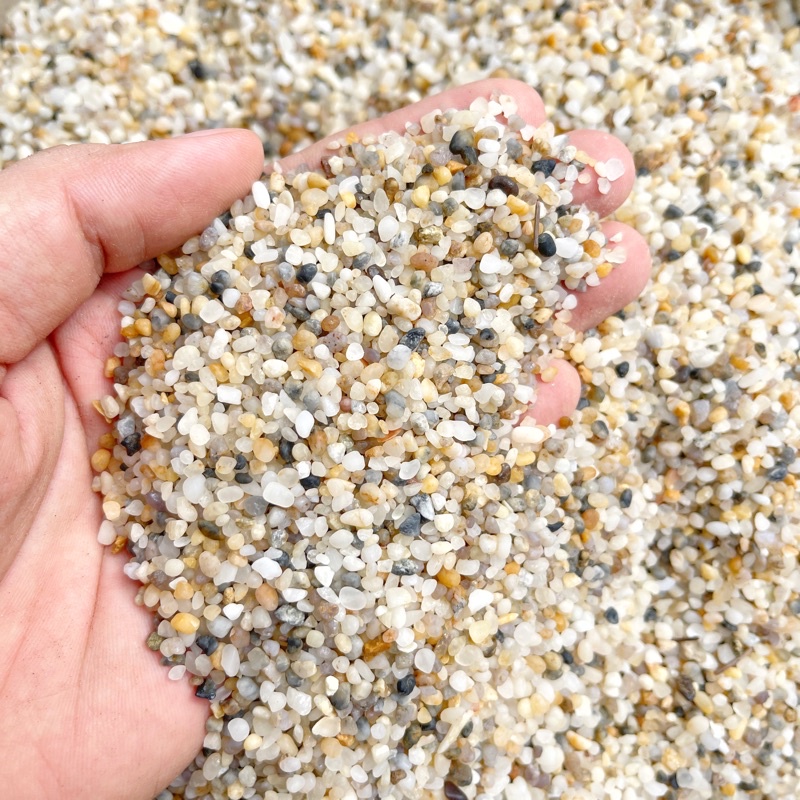Sỏi ba màu 2-3mm (1kg) - Vườn sen đá