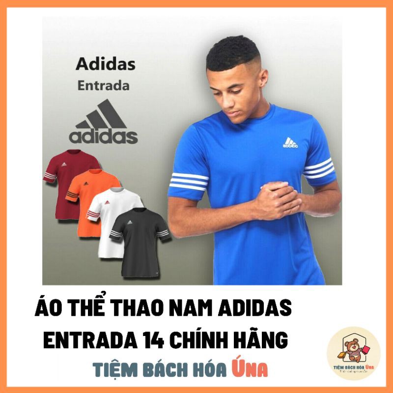 Áo thun thể thao nam đá bóng Adidas Entrada Jersey 14 chính hãng nhập UK