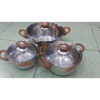 Bộ nồi inox MEIMAN B31D