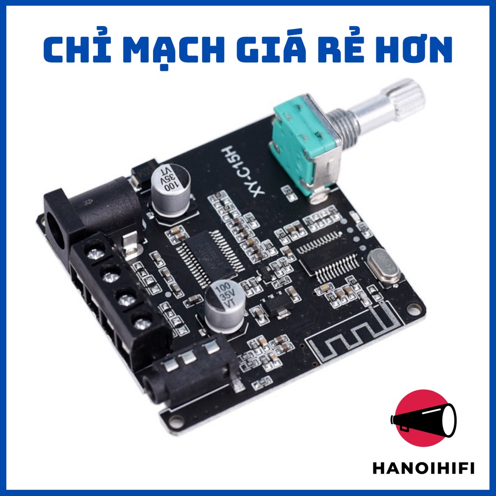 Mạch khuếch đại âm thanh bluetooth XY-P15W XY-C15H 2x15W Class D bảo hành từ Hà Nội Hifi