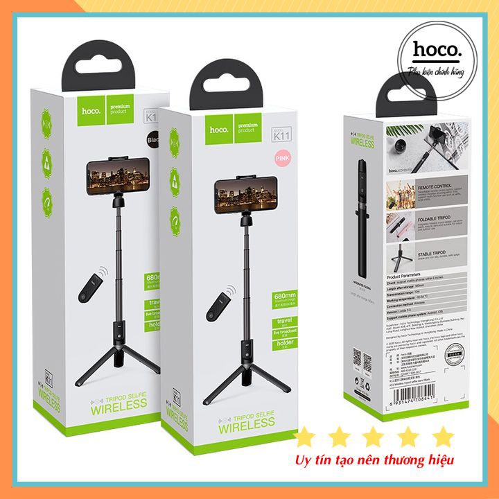 Gậy Chụp Hình Bluetooth 3 Chân Hoco K11 Chính Hãng | BigBuy360 - bigbuy360.vn