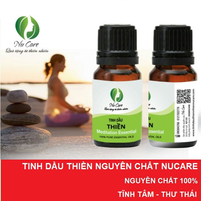 Tinh Dầu Thiền Nguyên Chất giúp tĩnh tâm, thư thái tinh thần, thở sâu và tập trung tư tưởng, FREESHIP NuCare