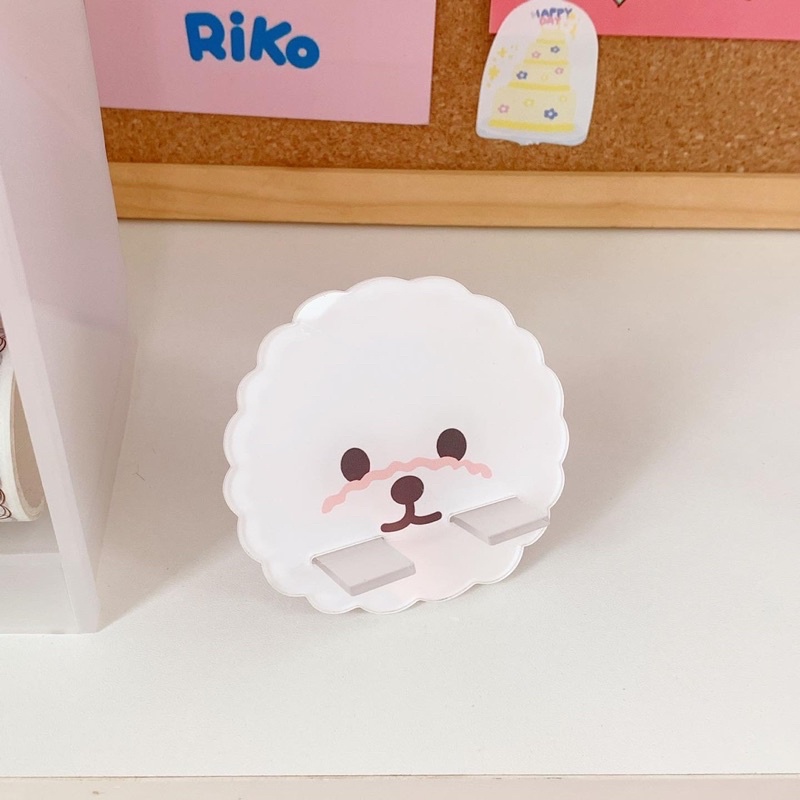 Giá Đỡ Điện Thoại Bằng Nhựa Mica Hình Thú Dễ Thương