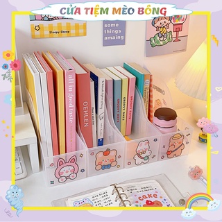 Kệ Sách Trong Suốt / Kệ Đựng Sách Để Bàn Sinh Viên, Học Sinh CỬA TIỆM MÈO BÔNG