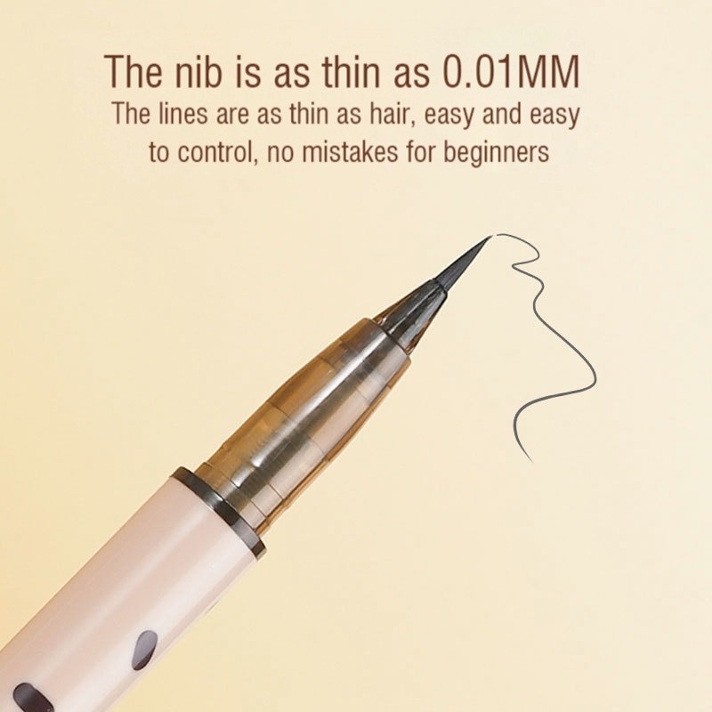 Bút Kẻ Mắt Nước Siêu Mịn Nhanh Khô Kháng Nước Chống Mồ Hôi Không Lem Nhòe Lâu Trôi 2 Màu Lựa Chọn Handaiyan