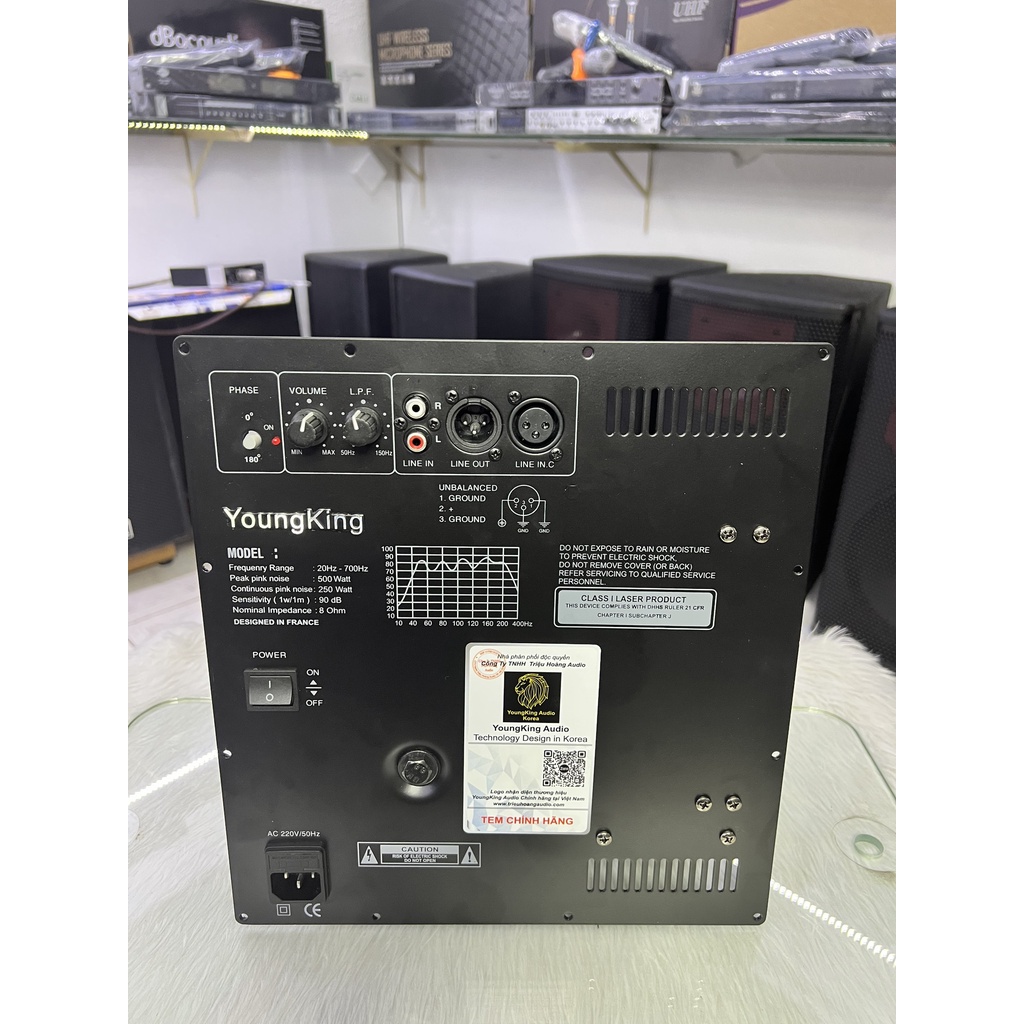 Boar Loa Sub Điện YoungKing Audio Chính Hãng