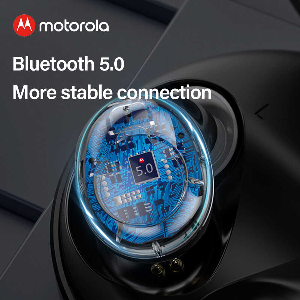 Tai nghe bluetooth 5.0, Tai nghe không dây true wireless Motorola SH067 giá rẻ [Nobox]