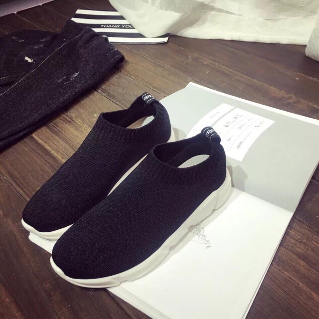 Slipon chất thun co giản