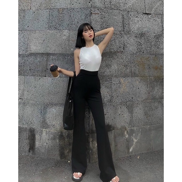 Áo 3L dài Trắng Đen