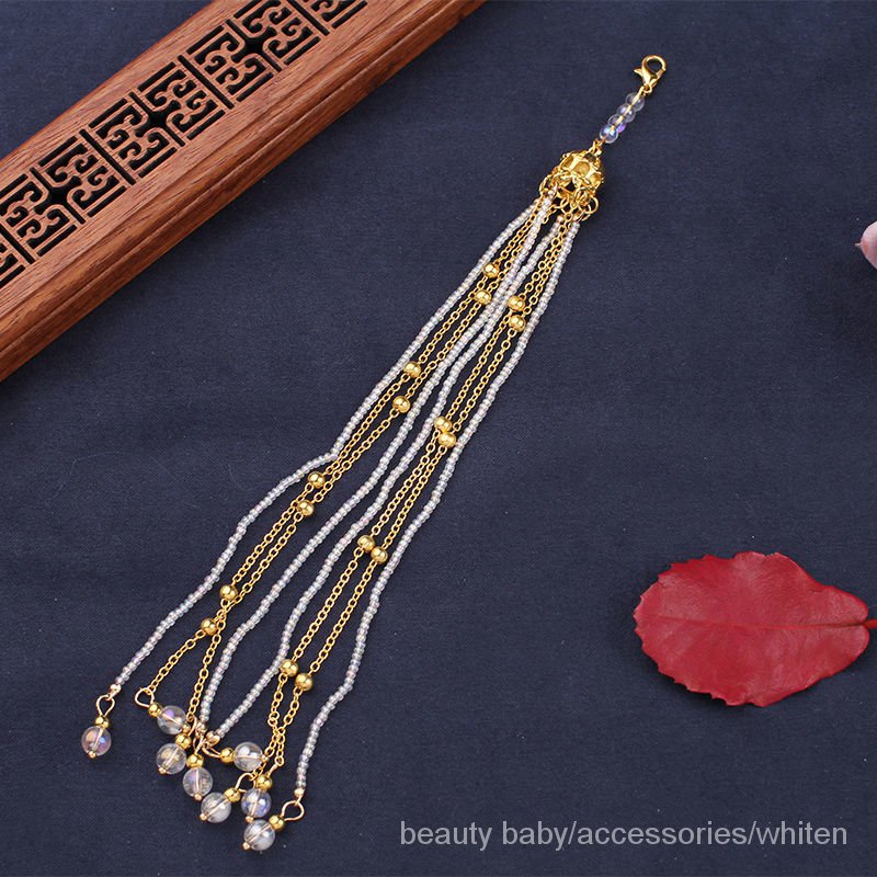 Trâm cài tóc phối tua rua phong cách cổ điển Trung Hoa thời trang