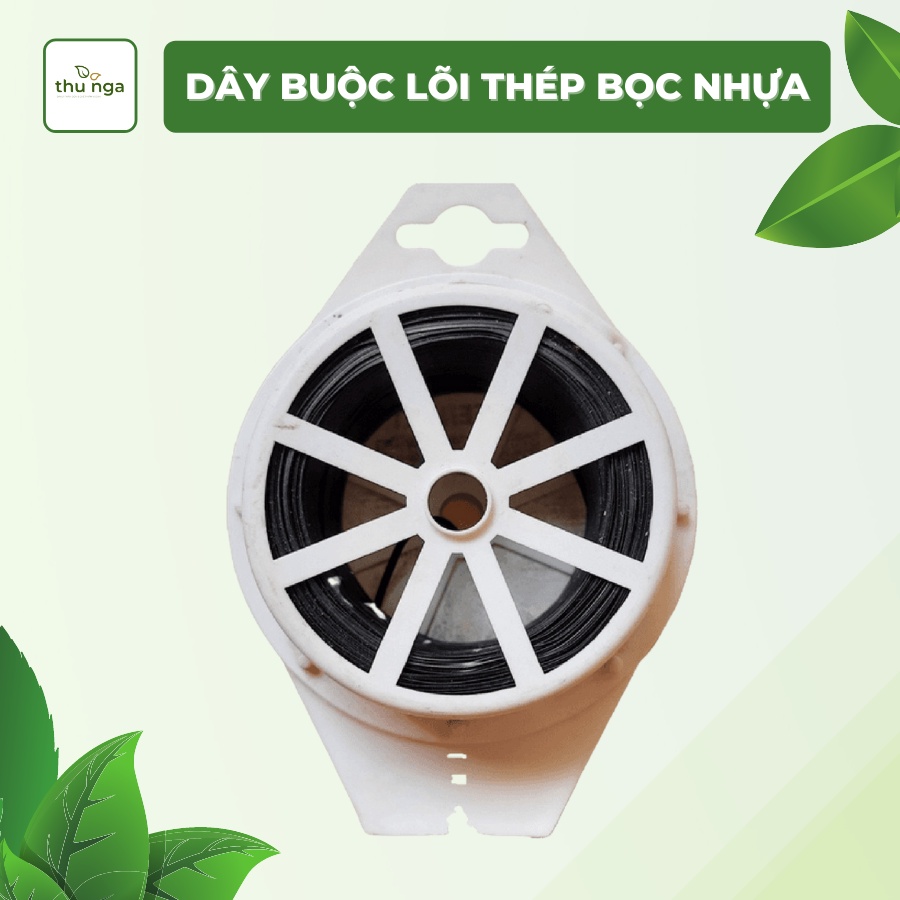 Dây buộc lõi thép bọc nhựa đa năng cuộn 100m