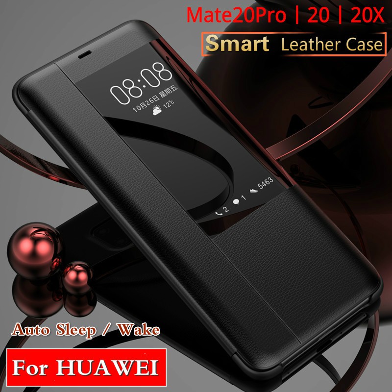 Bao Da Điện Thoại Nắp Lật Thông Minh Cho Huawei Mate 60 Pro 50 Pro 40 Pro 30 Pro 20 Pro Ốp