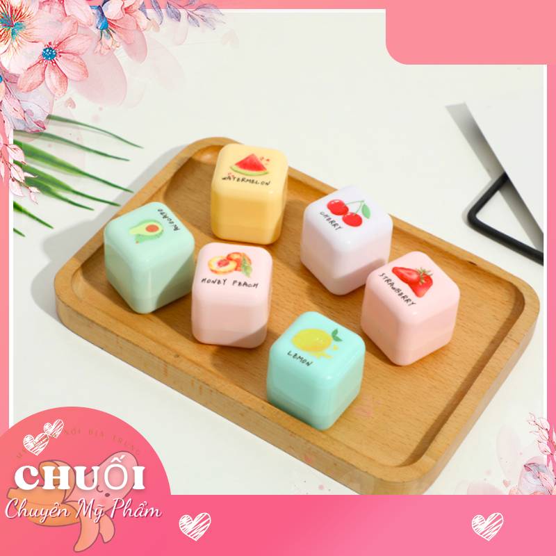 Son Dưỡng Môi HLOV BEAUTY Hương Trái Cây Dưỡng Ẩm 6 Mùi Hương Tùy Chọn