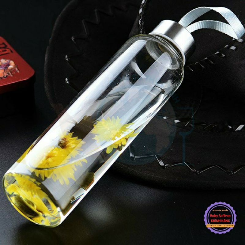 Bình nước thủy tinh - Bình detox 500ml có dây xách | BigBuy360 - bigbuy360.vn