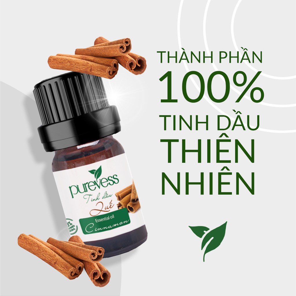 Tinh dầu Quế giúp khử mùi PUREVESS 30ml