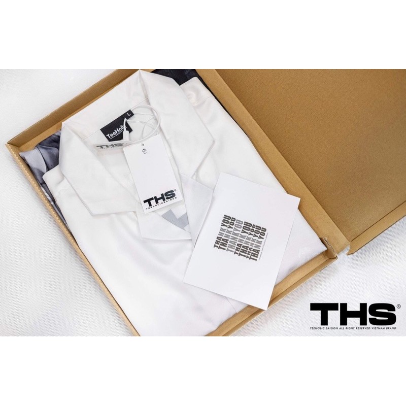 [TeeHolic] Áo Sơ Mi Unisex In Hình Logo THS