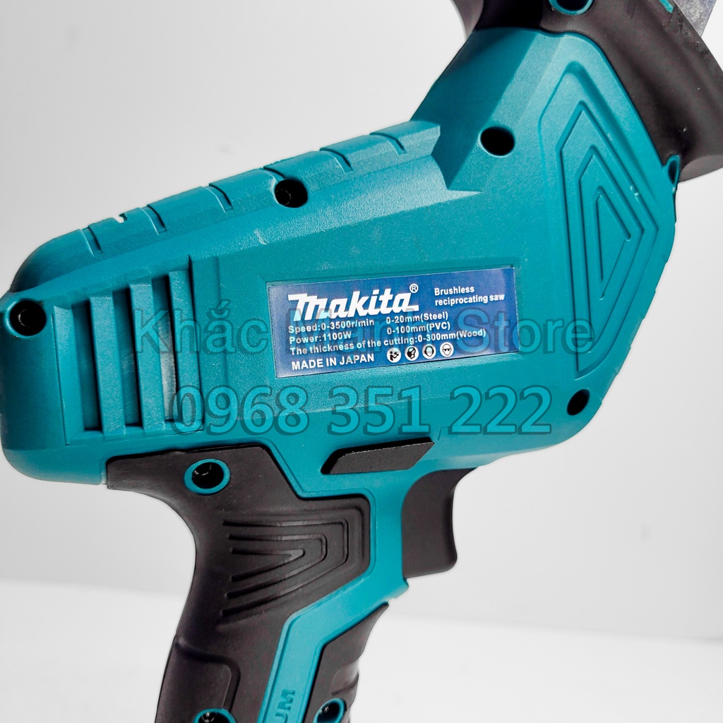 Máy cưa kiếm pin MAKITA 36V - Động cơ lõi đồng 100% - Tặng kèm 4 lưỡi cưa