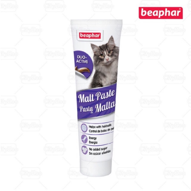 Gel trị BÚI LÔNG cho MÈO BEAPHAR DUO MALT PASTE HAIRBALL CAT 🇳🇱