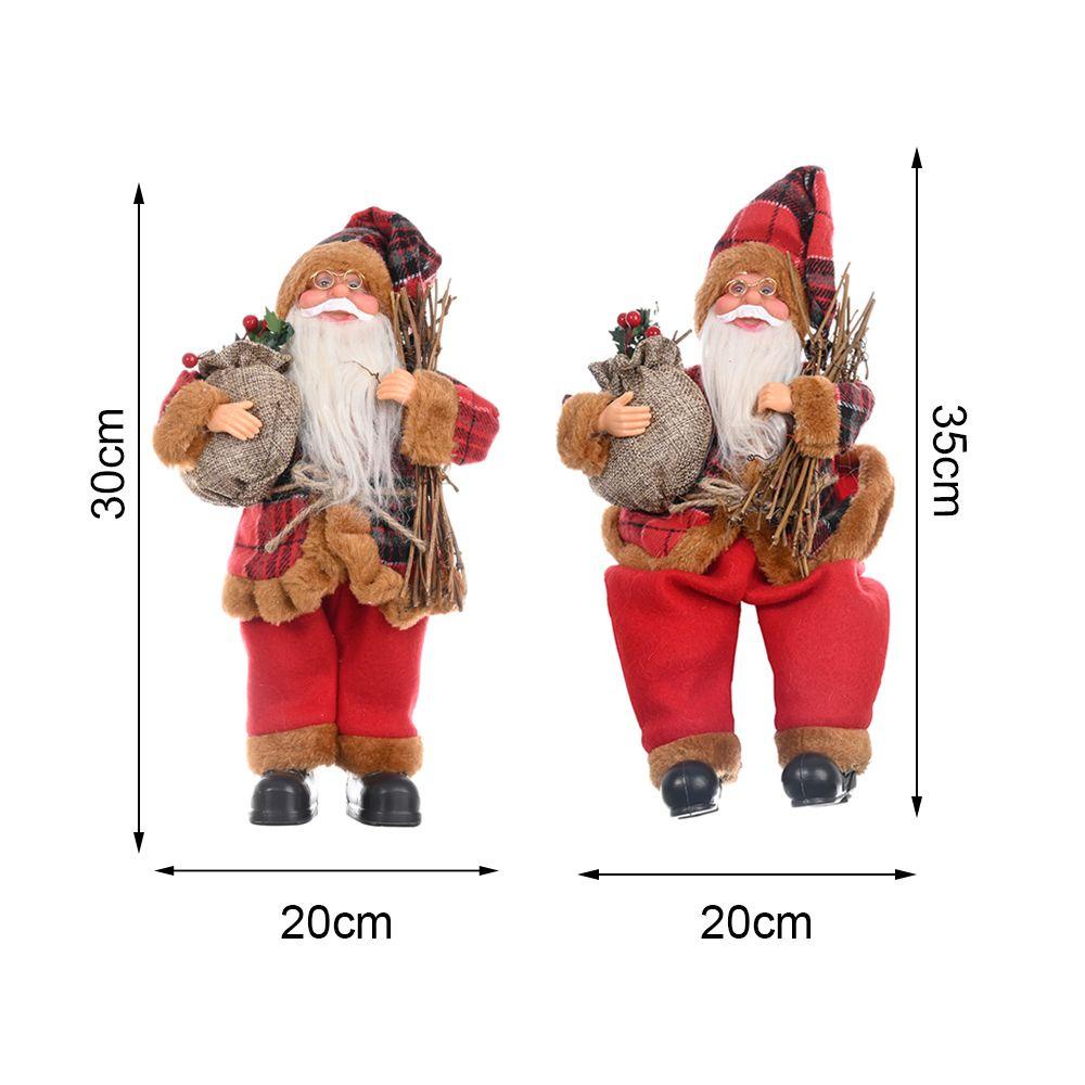 Ông Già Noel Nhồi Bông Để Bàn Trang Trí Giáng Sinh