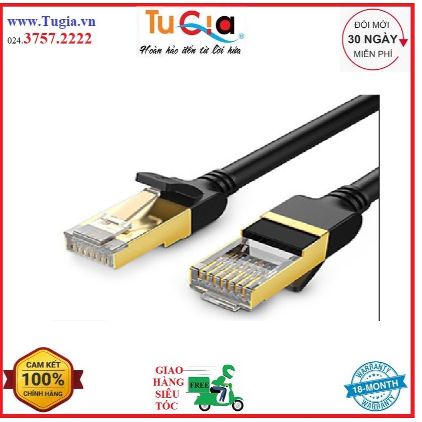 Cáp mạng 2 đầu đúc bọc hợp kim Cat7 UTP Dài 5m UGREEN NW107 11271 - Hàng chính hãng