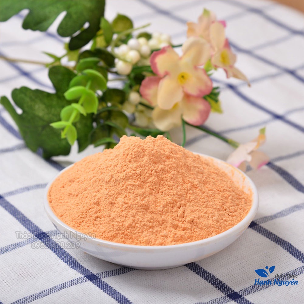 Bột cà rốt sấy lạnh nguyên chất 100g (Giúp sáng mắt, bổ sung dinh dưỡng) - Thảo Dược Hạnh Nguyên