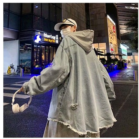 Áo khoác ngoài nam from rộng, áo jean nam form rộng phong cách hàn quốc unisex ulzzang hàn quốc học sinh sinh viên
