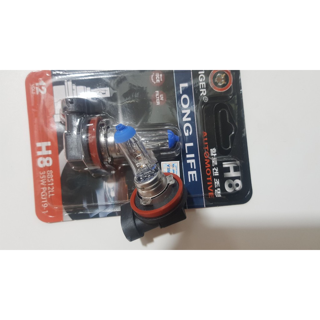 Bóng đèn 12V: H1, H3, H4, H7, H8, H11, H15, H16, H27, H27, 9004,  HB3, HB4 chính hãng TIGER