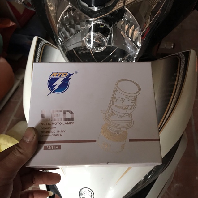 Đèn led bi cầu mini MB01 lắp mọi loại xe chân H4