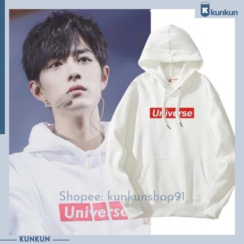 Áo Hoodie Dài Tay Universe Tiêu Chiến, Xiao Zhan Đủ Size Mẫu Đẹp