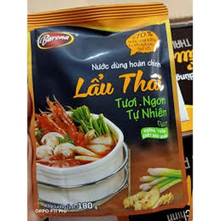  Nước Dùng Hoàn Chỉnh Barona - Lẩu Thái 180g-Ngon Hơn Tiệm Nấu 