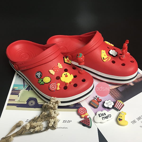 Dép cross đế bánh mỳ  cho bé trai và bé gái  siêu cute, sục croos bít đầu hottrend BAN03
