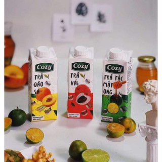 Trà sữa Cozy Moment đào 225ML