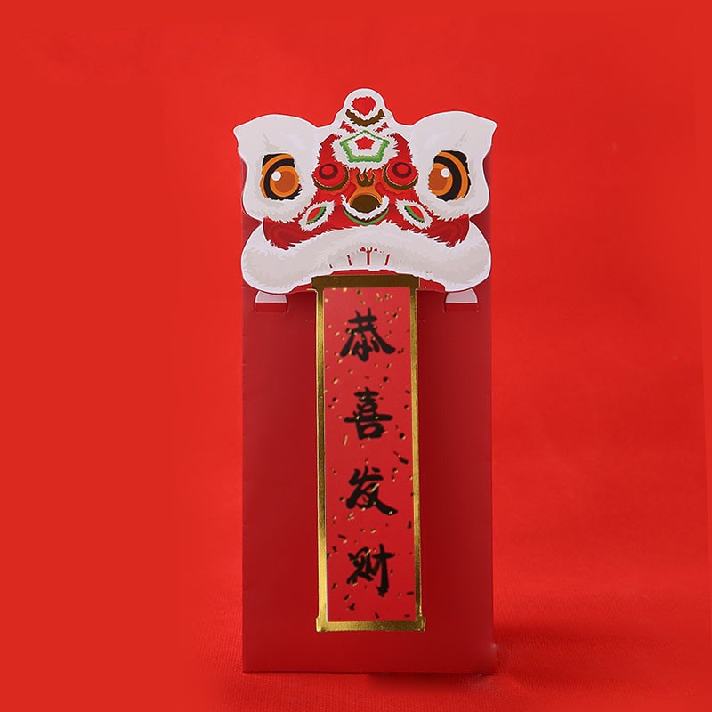 Set 4&amp;6 bao lì xì Tết Quý Mão 2023 Hình Lân Cao Cấp - Giấy dày chắc chắn