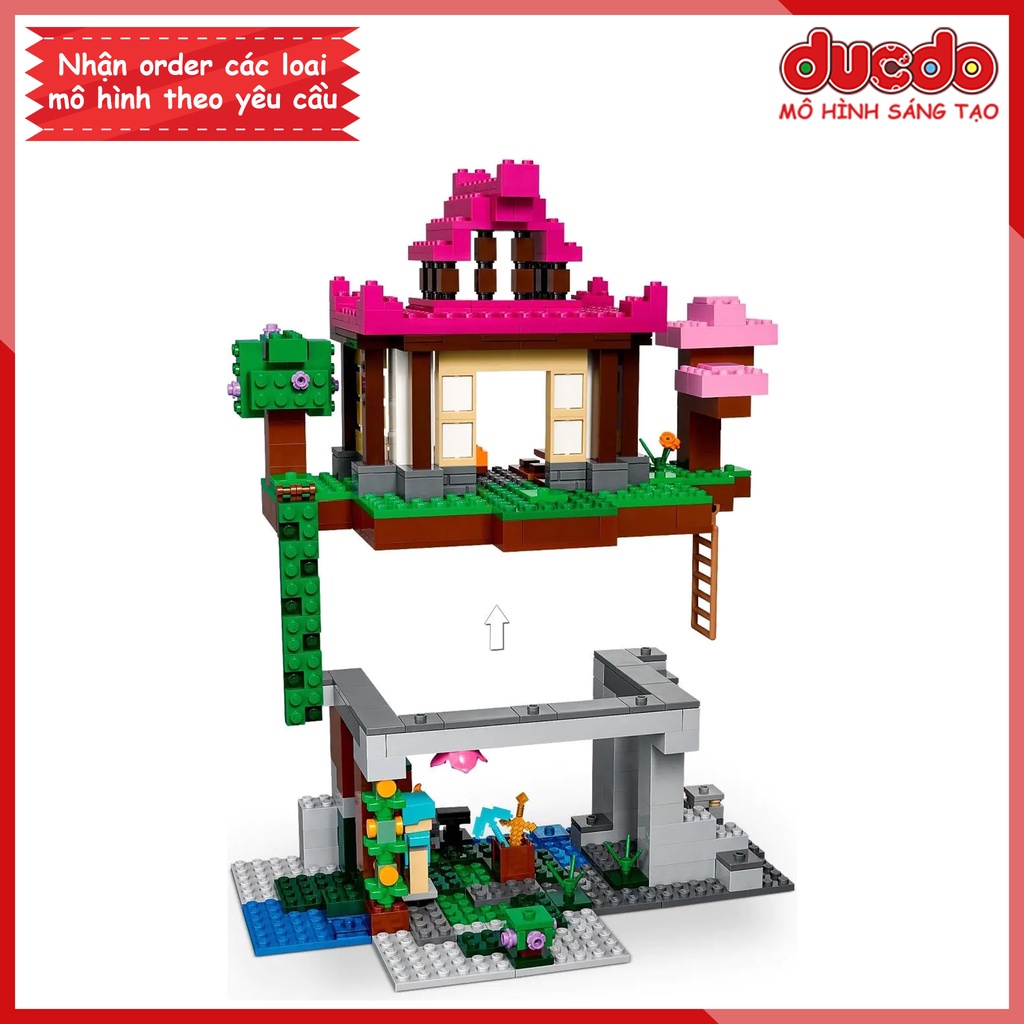 1081 TANK 60158 Lắp ghép Minecraft Khu Luyện Tập Chiến Đấu - Đồ chơi Xếp hình Mô hình 21183 BLA LRI