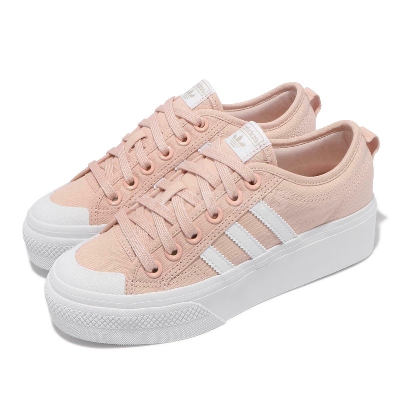 Giày Adidas Nizza màu pink cam đào size 36 đến 39 hack chân cao thêm 4 phân 💯Auth trọn đời, pick store, fullbox