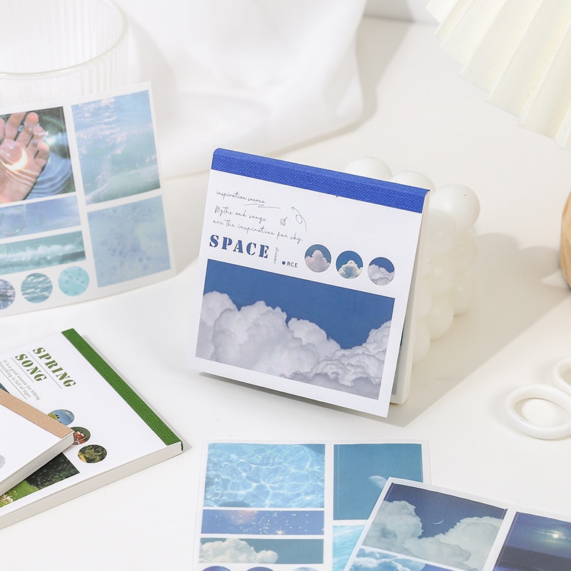Bộ 40 Miếng Dán Trang Trí Sổ Tay Album Ảnh Sáng Tạo DIY