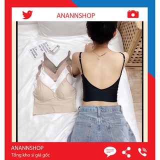 [ Mã WASTAPR giảm 10K đơn 50K] Áo Ngực Bra Su Đúc Khoét Lưng Chữ V Cao Cấp 2033