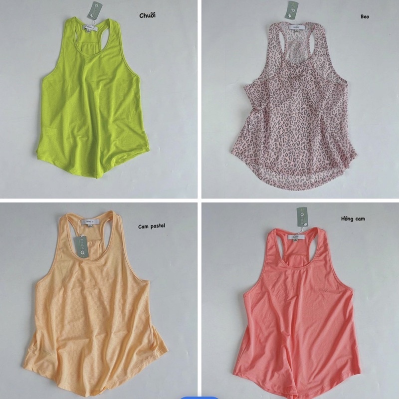Áo Tank Top thể thao Mẫu mới 2021 Áo Tank top tập gym, yoga, chơi thể thao, siêu xinh đẹp,...