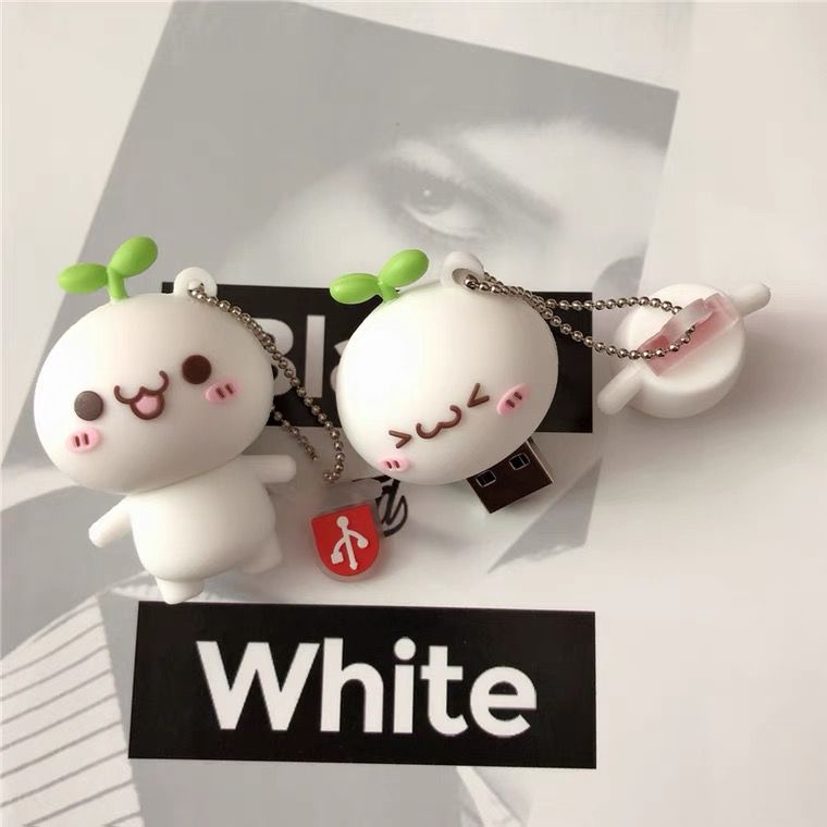 Ổ Đĩa Chữ U 2TB Bằng Silicon Đa Năng Họa Tiết Hoạt Hình Dễ Thương Cho Máy Tính