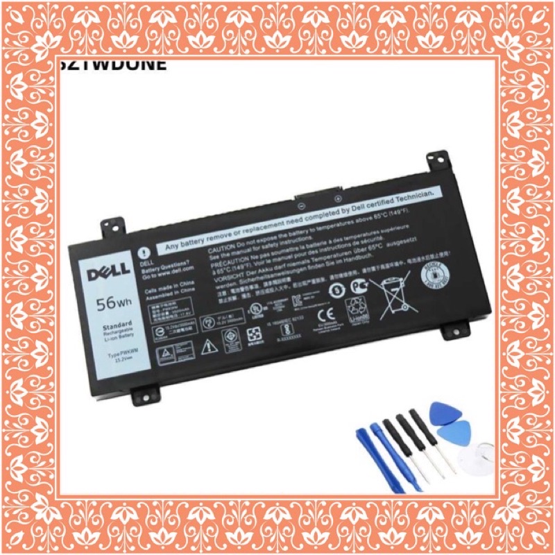 Pin Laptop Dell Inspiron 14 7466 7467 7000 PWKWM Battery Zin Xịn