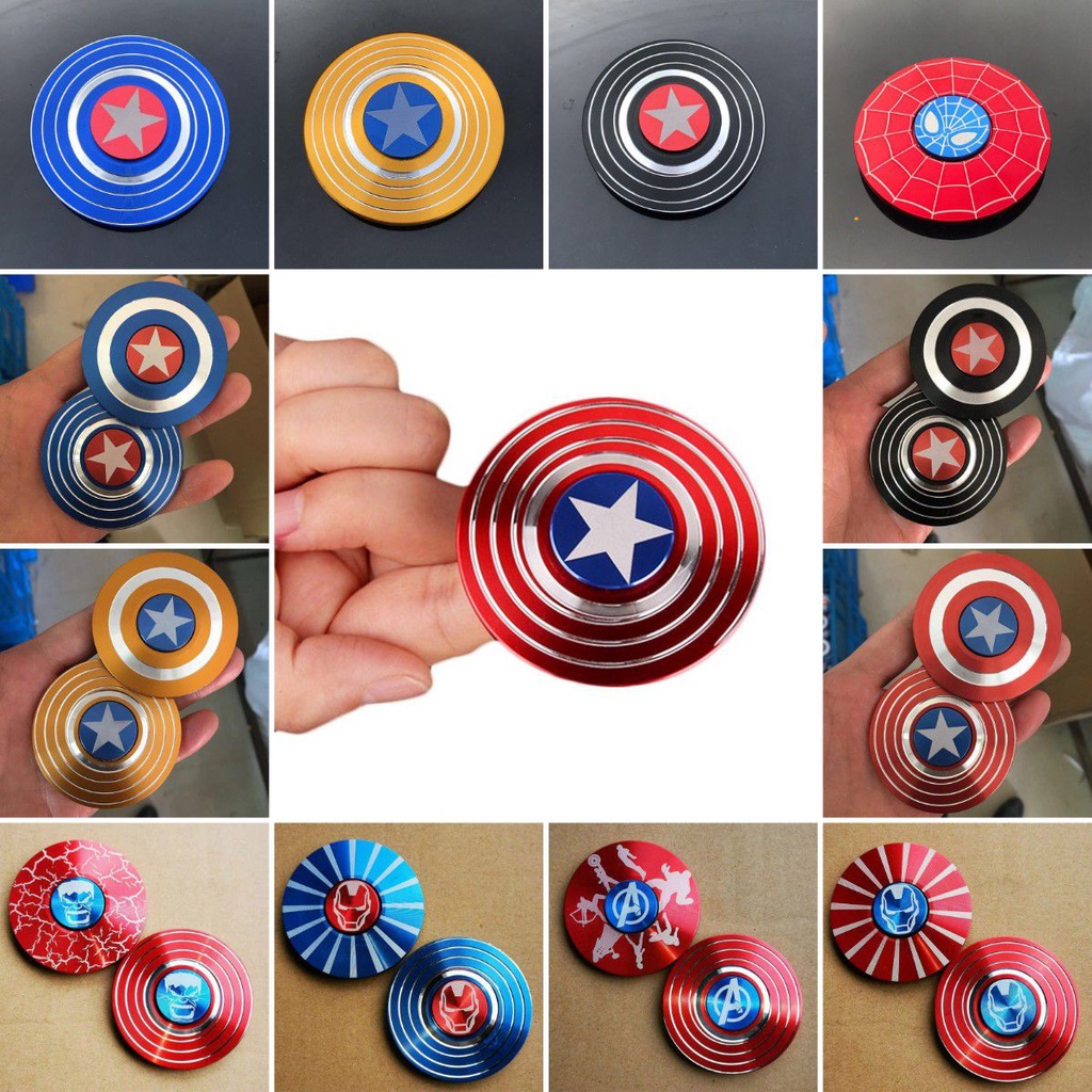 Con Quay Đồ Chơi Spinner BằNg HợP Kim HìNh Captain America