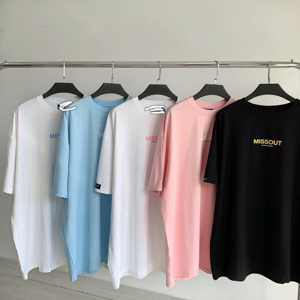 áo thun tay lỡ 194SHOP vải coton dày dặn, co dãn, form rộng - Missout