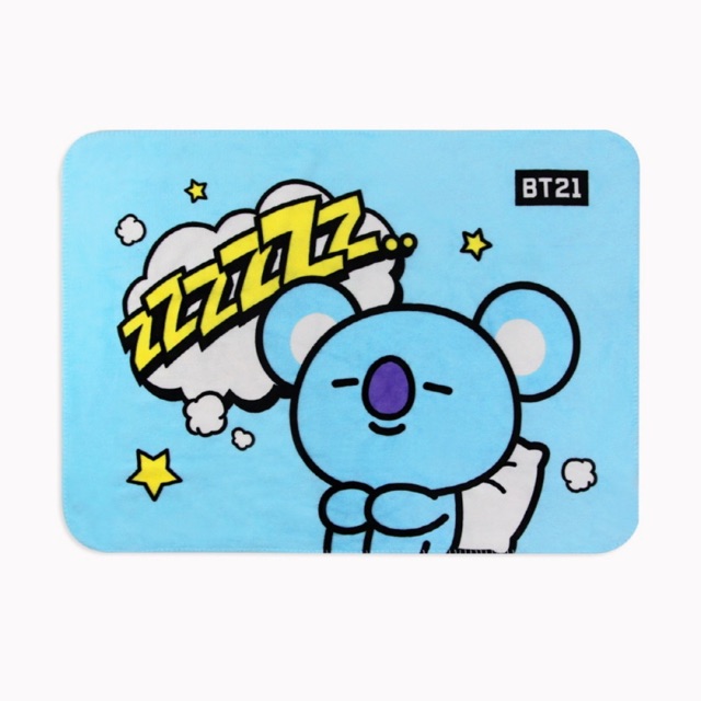 Chăn bông BT21 ver 2 | Flannel blanket (chính hãng)