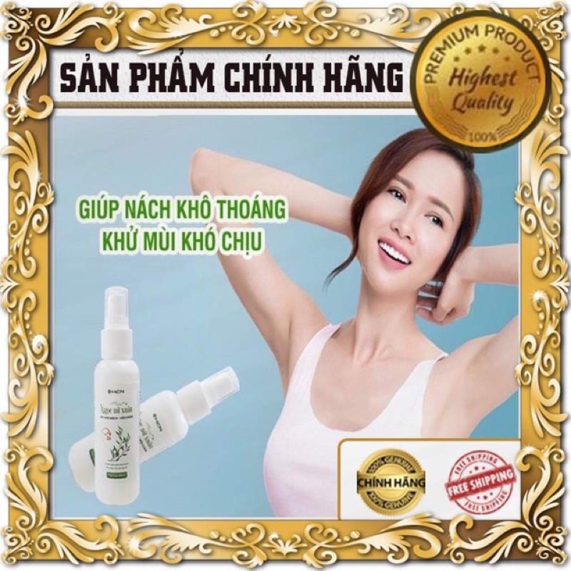 Xịt hôi nách hôi chân Ngọc Nữ Xuân khử sạch ngay lần đầu tiên 100% thiên nhiên không bết dính