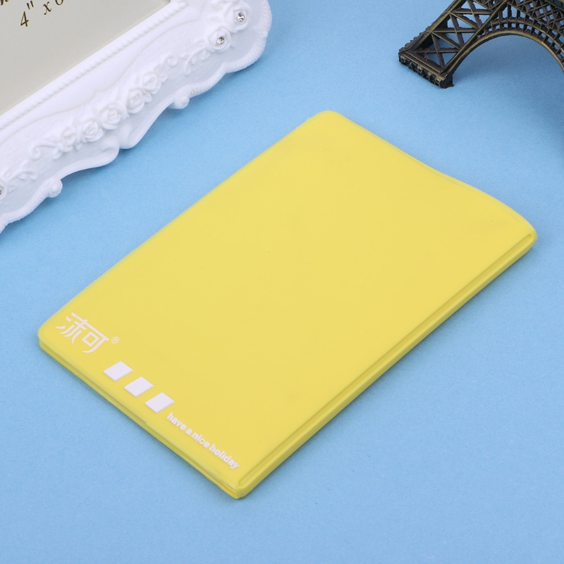 Vỏ Bọc Hộ Chiếu Bằng Silicon Màu Kẹo Ngọt Chống Thấm Nước