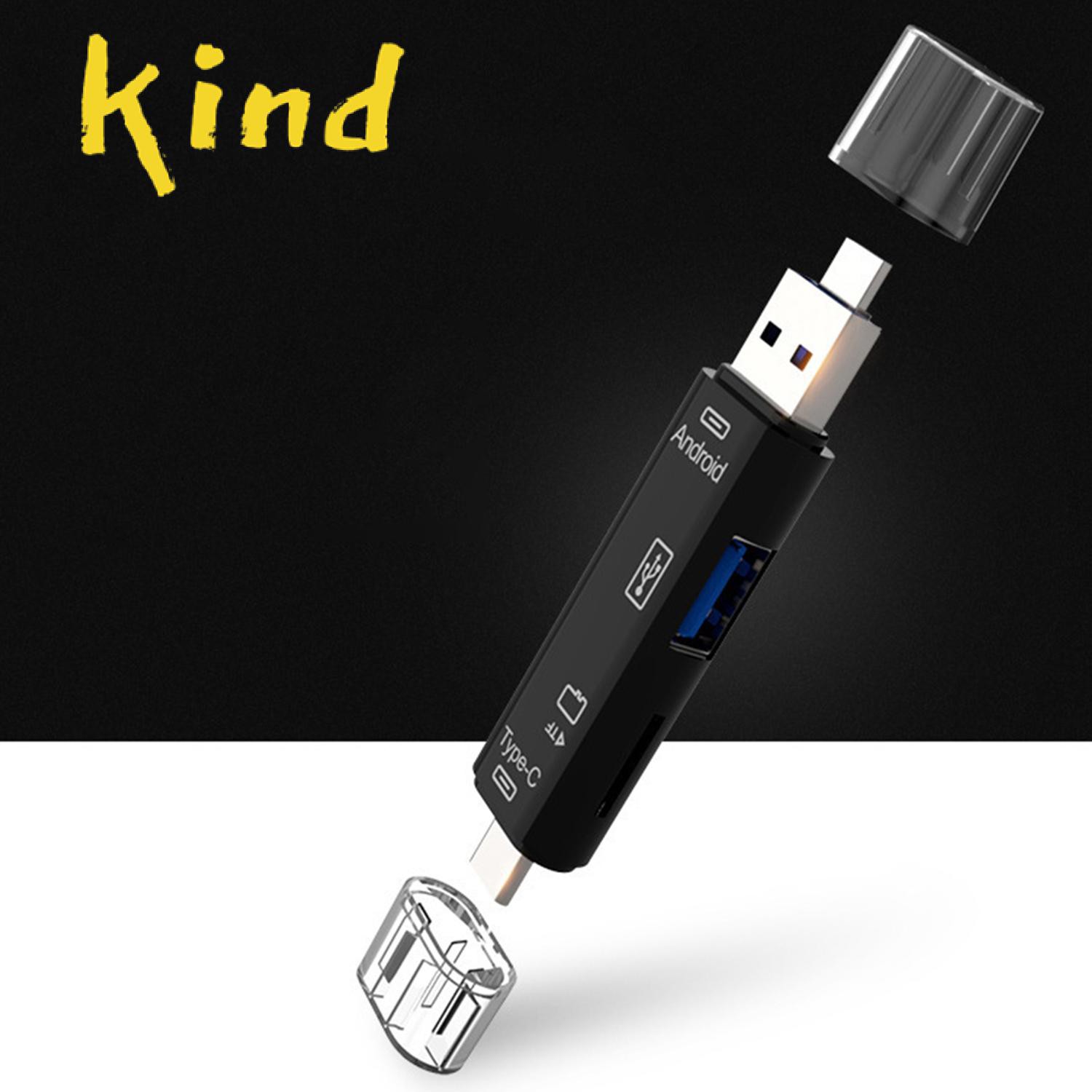 Đầu Đọc Thẻ 3 Trong 1 Usb 3.0 Type-C Tốc Độ Cao | BigBuy360 - bigbuy360.vn