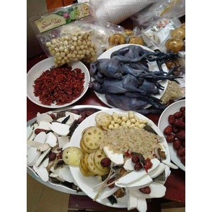 Gà ác Tiềm Thuốc Bắc 1 Set Đủ Bộ - Cực Ngon
