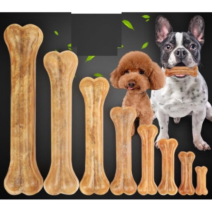 Hanpet.GV- (Nhiều loại) Xương da cho chó gặm đồ ăn cho chó dạng bánh thưởng thích hợp cho chó ngứa răng sạch răng chó