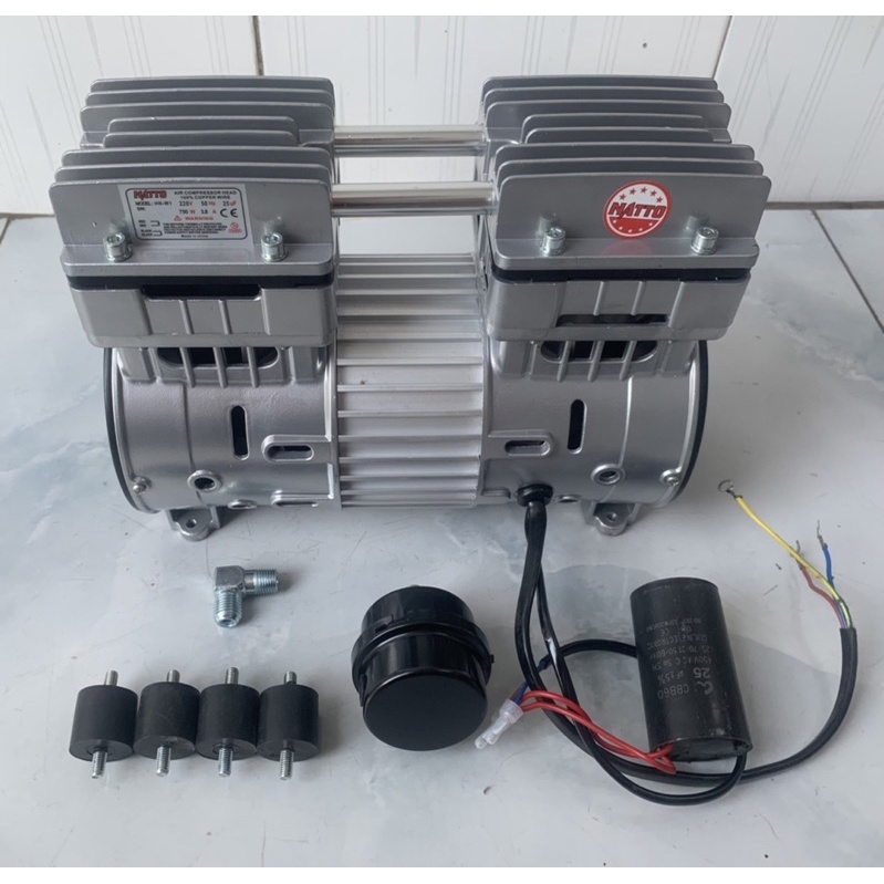 Đầu nén khí không dầu 550w(3/4hp), 750w(1hp) NATTO
